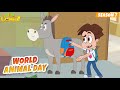 World Animal Day Titoo Funny Cartoon S07E08 Hindi Cartoon For Kids Titoo