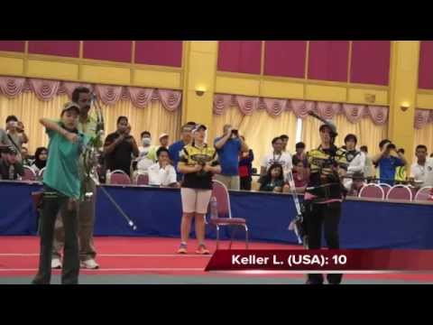 Compound Women Bronze Medal Match: Keller (USA) vs Kanyavee (THA)