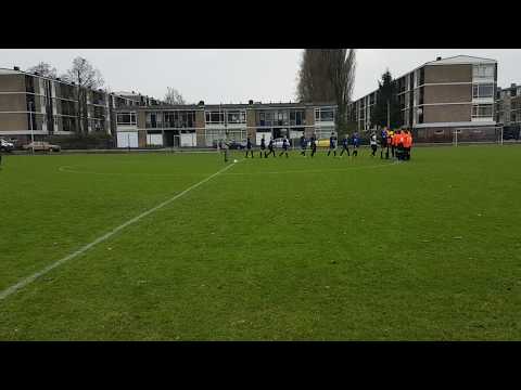 Line-up, JO14 in oranje vandaag.