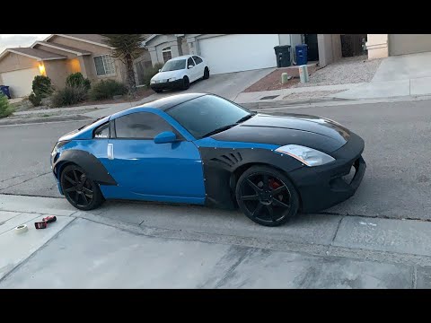 350Z ROCKET BUNNY INSTALL PT.2