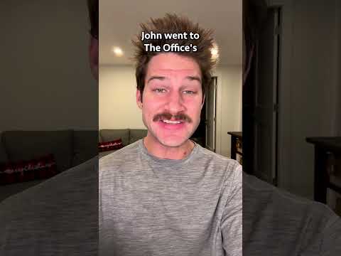 John Krasinski Wore A Wig On The Office #funfact