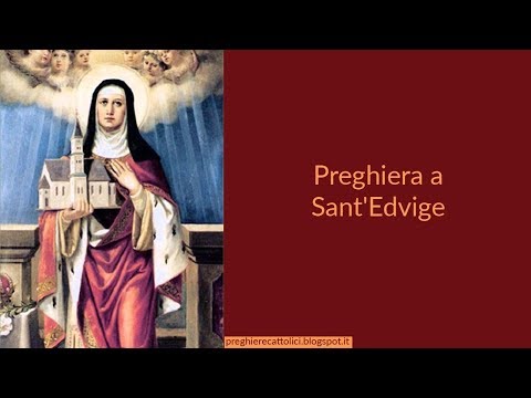 Preghiera a Sant'Edvige