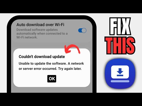 How To Fix Unable To Update The Software A Network Or Server Error Occurred