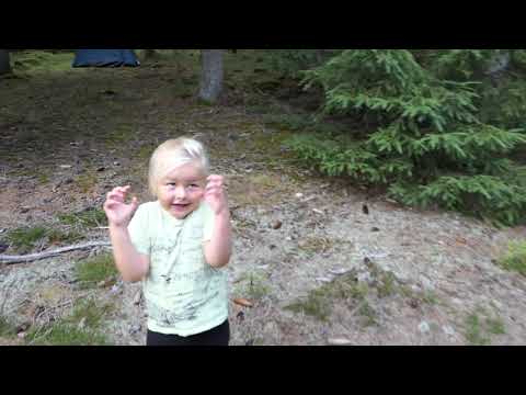 Ella og Far i Naturen. Afsnit 32! Teltning i skoven 🏕⛺🌤