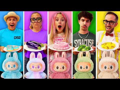 MANGIAMO SOLO CIBO DEL COLORE DEI NOSTRI LABUBU CON GIORGIA E TUTTI I NOSTRI AMICI!