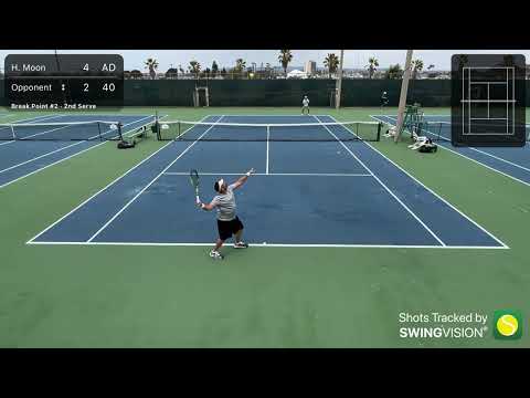 USTA 3.5 Peninsula Tennis Club Tournament Semifinal H.Moon (USTA 3.0) vs Opponent 2023/06/04