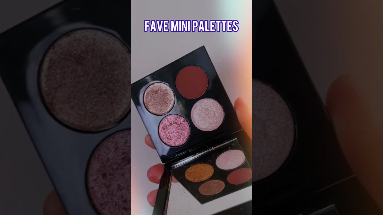 bigger isn’t always better… fave mini eyeshadow palettes! #makeup #beauty #shorts