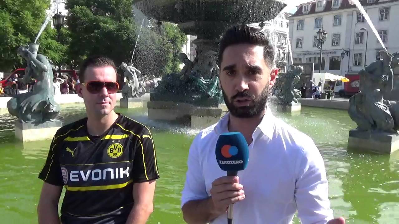 Adeptos do Dortmund em Lisboa