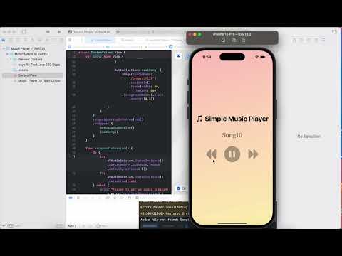 How to make Music Player in SwiftUI