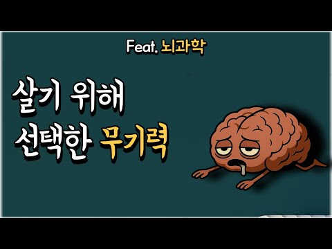 지독한 무기력, 뇌가 보내는 마지막 경고｜게으름과는 다릅니다 (뇌과학)