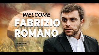 Fabrizio Romano! | World-Renowned Football Journalist Joins GIVEMESPORT!