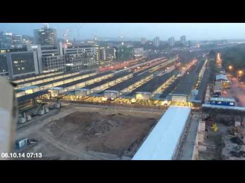 Bahnhof Stuttgart: Zeitraffervideo der Spitzenstunde für den #S21 Erörterungstermin ### 6.10.14