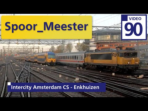 (4K) Cabview NS Trein VIRM | Rij mee met de MACHINIST van Amsterdam Centraal naar Enkhuizen (90)