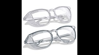 RIRGI Safety Glasses Anti Fog Anti Scratch Blue Light Blocking Protective Eyewear