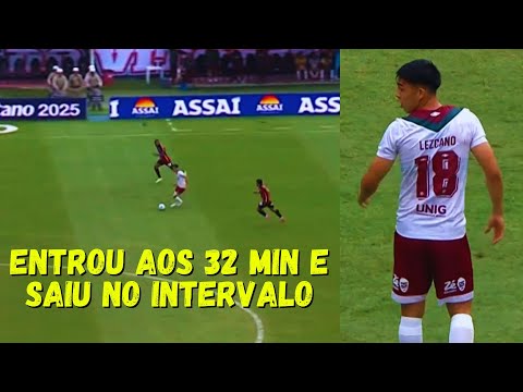 RUBÉN LEZCANO VOLTOU A ENTRAR EM CAMPO PELO FLUMINENSE