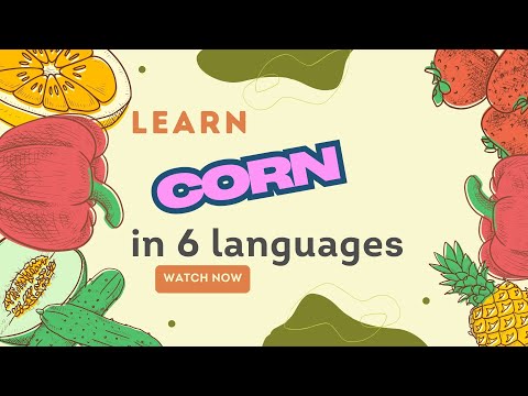 Learn Corn (玉米/maïs) in 6 Langs! | 六種語言輕鬆學會「玉米」！ | ¡Aprende "maíz"!