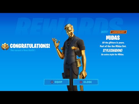 How to get Shadow or Ghost Midas in fortnite! Complete at least 18 midas Challenge