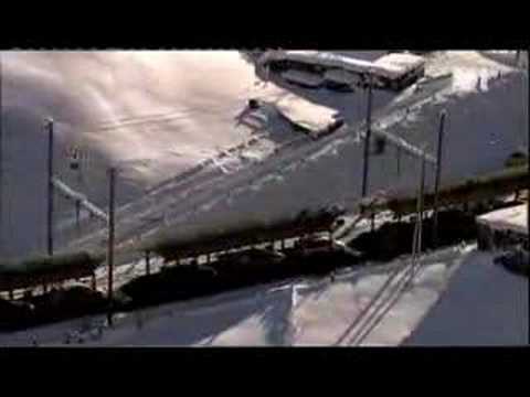 Lötschberg Autoverlad Archivfilm Lötschbergtunnel