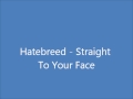 Hatebreed - Straight To Your Face