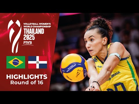 👉 🇧🇷 BRAZIL vs 🇩🇴 DOMINICAN REPUBLIC | Highlights |Women’s Volleyball World Championship 2025 🏐🔥[4K]