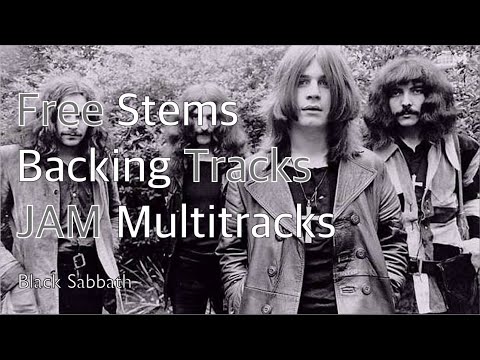 Black Sabbath - Paranoid / Stems, Backing Tracks, JAM Multitracks