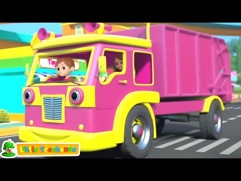 Wheels On The Garbage Truck, Fun Ride & Preschool Song for Babies