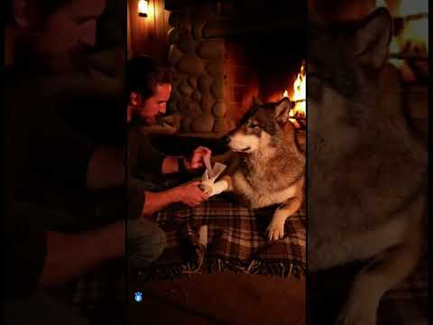 「もう二度と会えない」と思っていた。罠から救った狼と1年後の再会…その姿に涙が止まらない。#狼 #感動 #救出  #奇跡 #涙腺崩壊 #Shorts