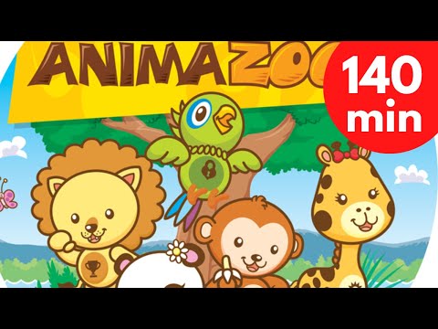 😍 Desenhos Animados Educativos e Divertidos | Animazoo Kids 🦁🐼🐵🦒🦜
