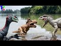 T-REX VS INDOMINUS REX VS THERIZINOSAURUS 🦖 Jurassic World Toys Movie ( Part 1) | TCF CREATOR