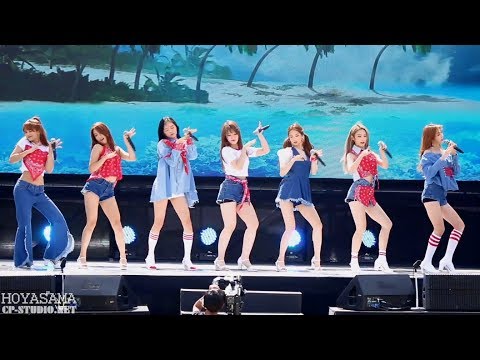 170916 CLC/씨엘씨 SUMMER KISS 직캠/fancam @ 전우마라톤 위문열차 by hoyasama