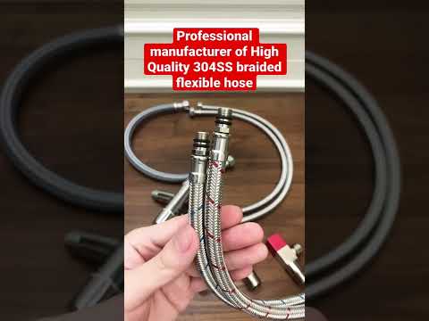 Flexible faucet braided hose, faucet connector water supply line,China Factory Manufacturer Supplier