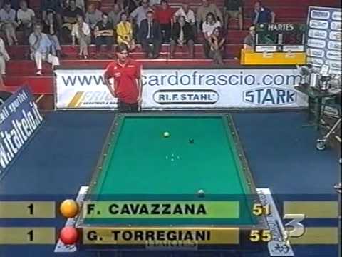 Cavazzana vs. Torregiani. 5-Pin Pool Table.