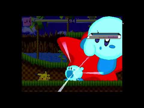 STHP MUGEN: Kirby vs Pikachu (AI Match)