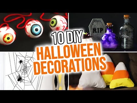 10 DIY Halloween Decoration Ideas | DIY Halloween Crafts