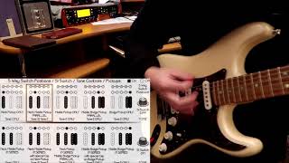 Video thumbnail for Samarium Cobalt Noiseless pickups (Fender American Deluxe HSS Stratocaster Clean) by VIGO Recording Studio