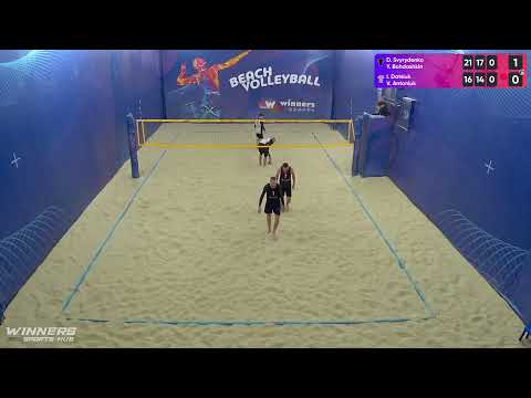 07:00 D. Svyrydenko / Y. Bohdashkin - I. Datsiuk / V. Antoniuk 14.12.2022 | Winners Beach Volleyball