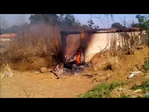 Mini sub goes up in flames