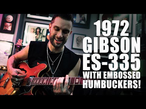 1972 Gibson es-335 With Embossed Gibson Humbuckers. TONE MACHINE!