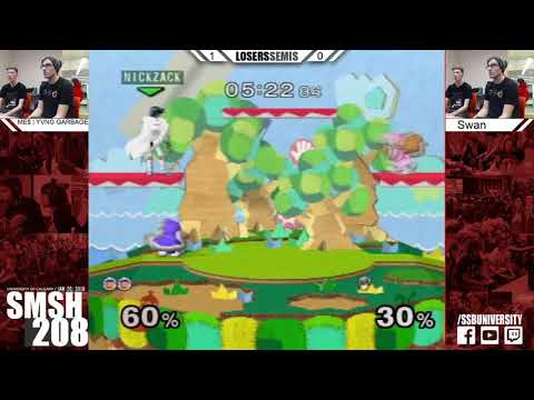 SMSH 208 - ME$ | YVNG GARBAGE vs. Swan - Melee Singles LS