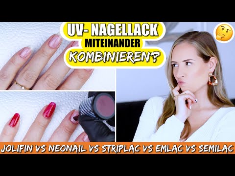 Combining UV nail polish from different manufacturers | Nails »Lalalunia«
