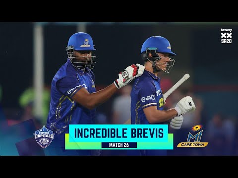 Incredible Dewald Brevis 66 off  32 Balls | PCvMICT | Betway SA20