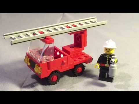 Vintage LEGO Town 6621 Fire Truck From 1984!