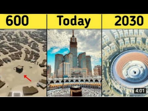 Evolution of Makkah 600 - 2030 | Future structure of kaaba | History of Makkah