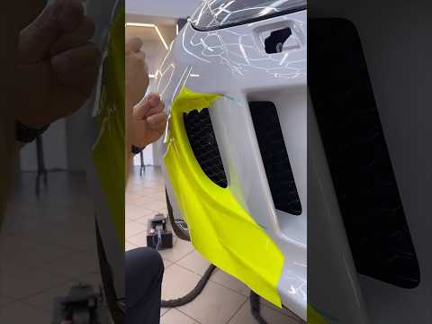 How to wrap the hardest part of a bumper #vinyl