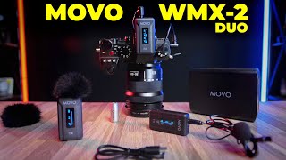 MOVO WMX 2 DUO Wireless Lav System | Lavalier MIC for YOUTUBE + Vlogging