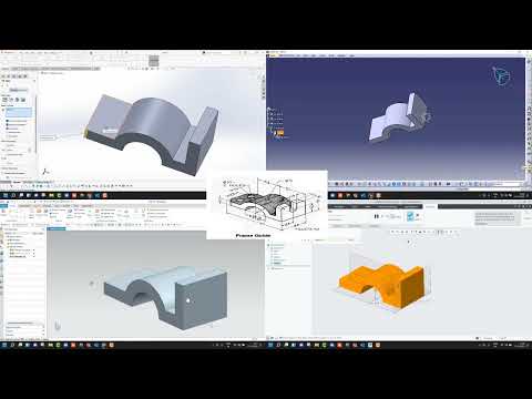 Catia Nx Creo SOLIDWORKS All in one CAD Exercise - Frame Guide