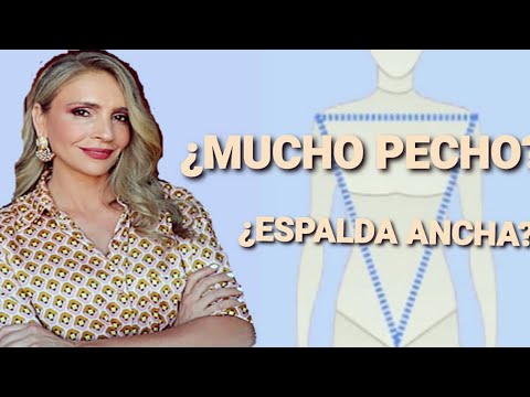 How to dress if you have an inverted triangle body shape / a large chest / a wide back (Your fash...