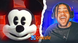 Mickey goes talent scouting on Omegle