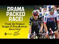 Tour De France Stage 15 REACTION Mountain Stage Packed With Chaos