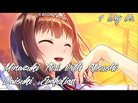 Mathi  vs. Aireu vs. HappyStick vs. [ Wakson ]  // Minazuki Airi with Atsushi - Daisuki, Evolution